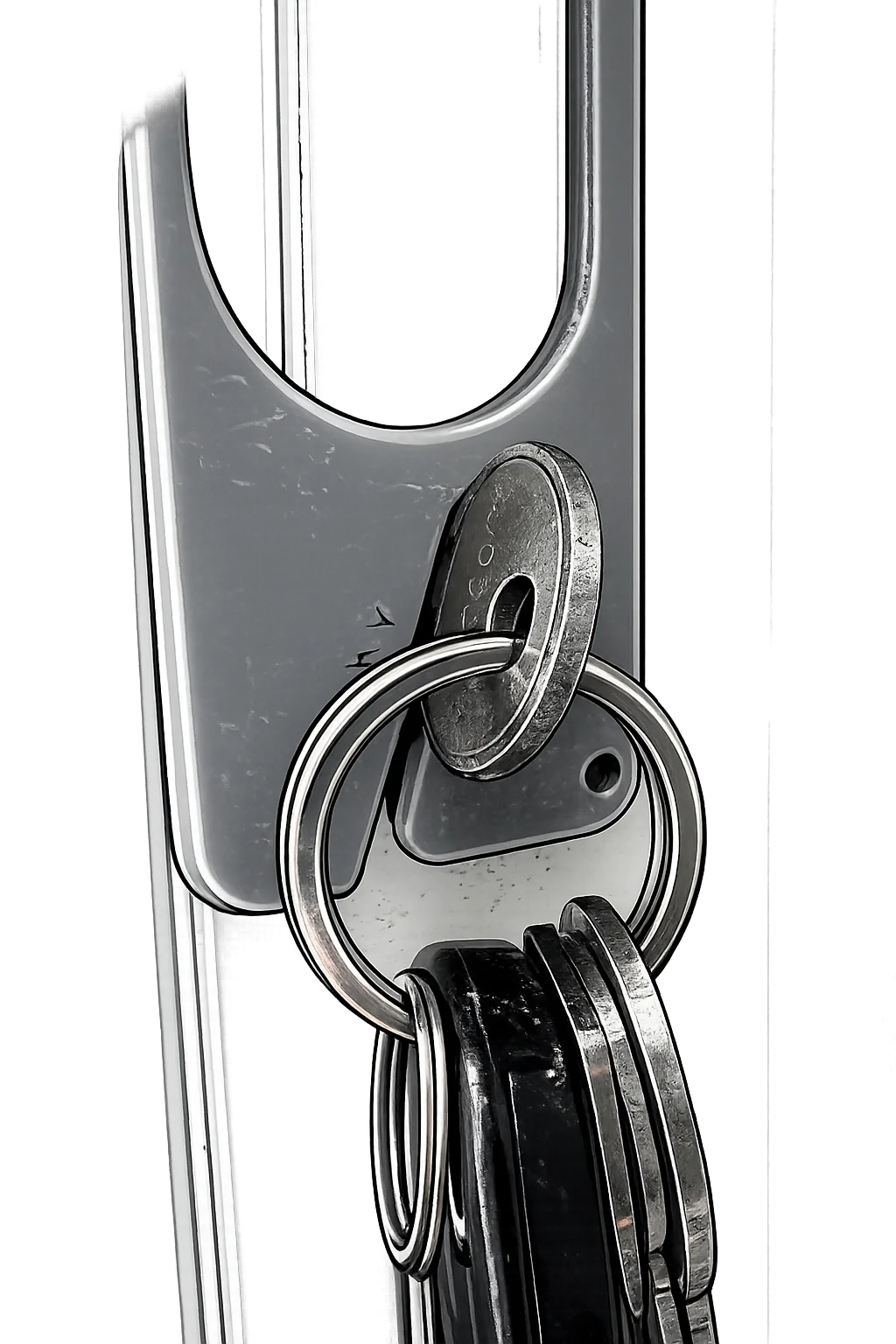 Glissez dans la fente